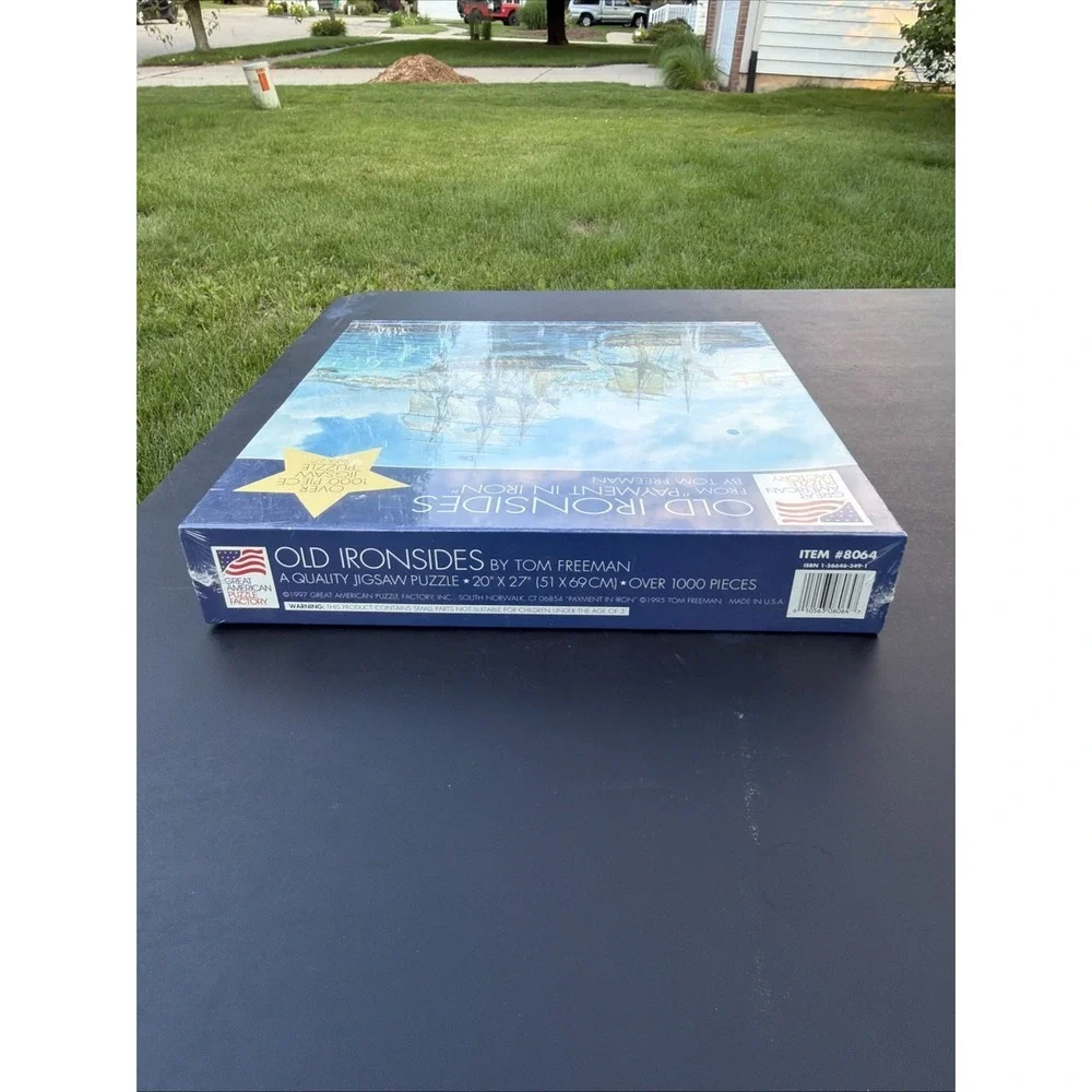 Old Ironsides Tom Freeman Payment In Iron 1000 Pcs Great American Puzzle Factory